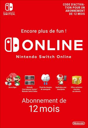 Nintendo Switch Online 12 Mois
