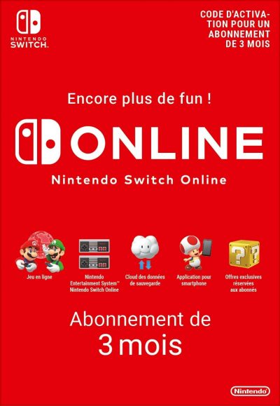 Nintendo Switch Online 3 Mois