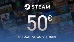 carte steam 50€ maroc
