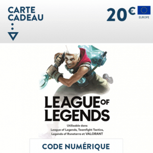 League Of Legends 20€ Maroc