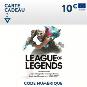 League of Legends €10 Carte-cadeau | Riot Points