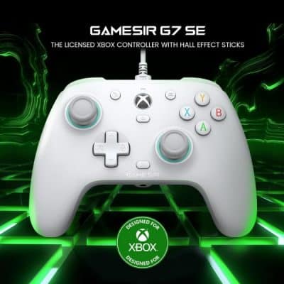 Manette Filaire GameSir G7 SE Xbox (Blanc)