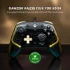 Commandez la GameSir Kaleid Flux Xbox & PC : manette filaire RGB, sticks Hall Effect, livraison rapide au Maroc.