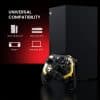 Commandez la GameSir Kaleid Flux Xbox & PC : manette filaire RGB, sticks Hall Effect, livraison rapide au Maroc.