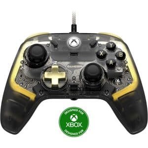 Commandez la GameSir Kaleid Flux Xbox & PC : manette filaire RGB, sticks Hall Effect, livraison rapide au Maroc.